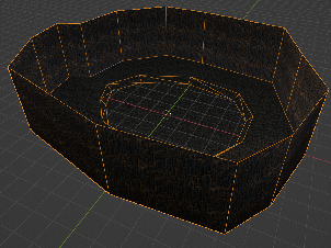 Test underwater map in Blender, it has been cleaned up from the UDB export.