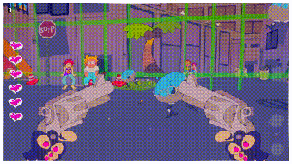 a nice mid-fight chat with a friend.